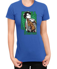 Дамска Тениска Manga Japan Anime Comics Animation Attack On Titan Captain Levi