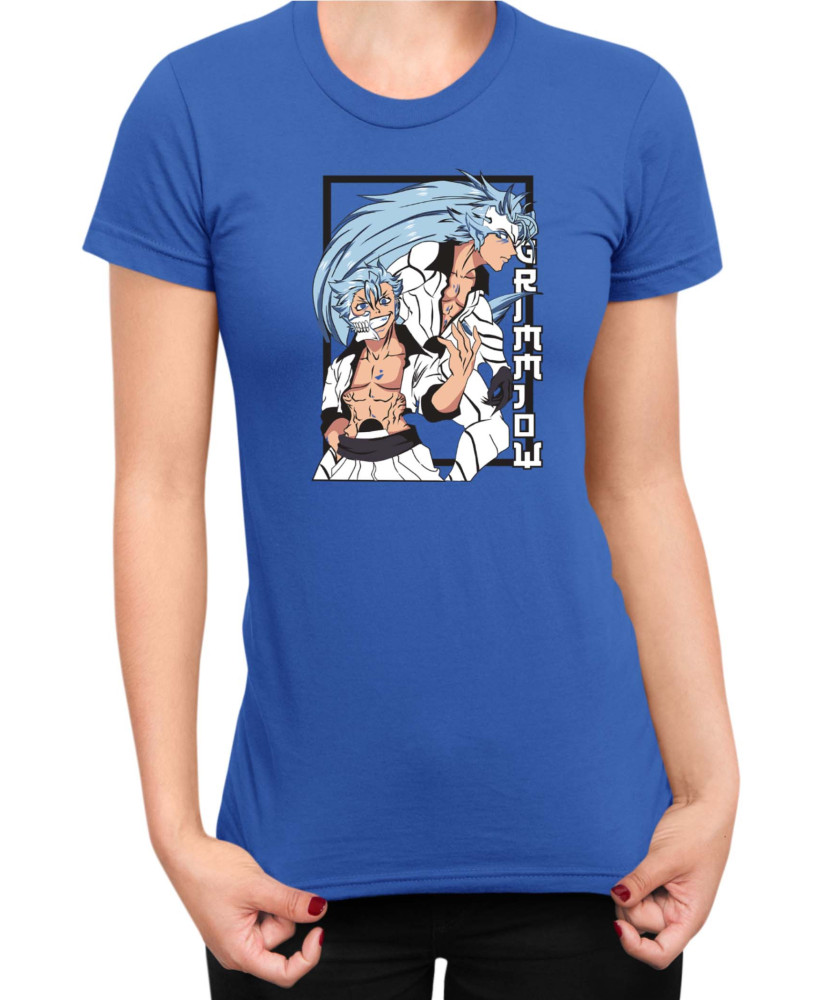 Дамска Тениска Manga Japan Anime Comics Animation Bleach Grimmjow Дамска Тениска Manga Japan Anime Comics Animation Bleach Grimmjow