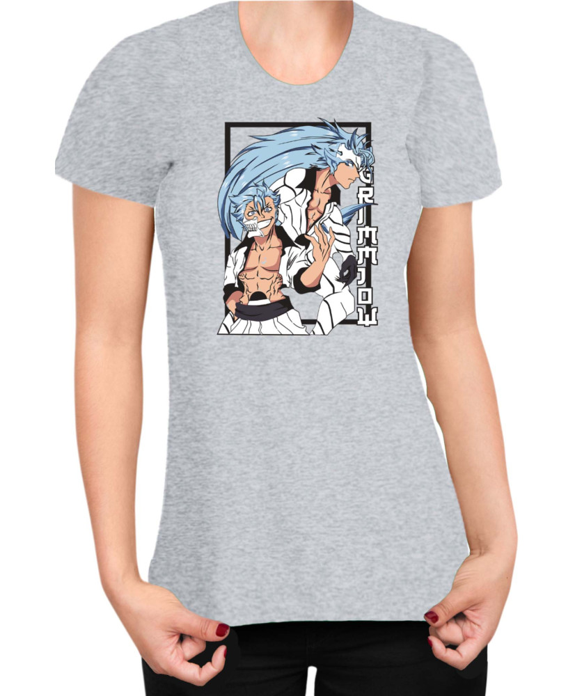 Дамска Тениска Manga Japan Anime Comics Animation Bleach Grimmjow Дамска Тениска Manga Japan Anime Comics Animation Bleach Grimmjow