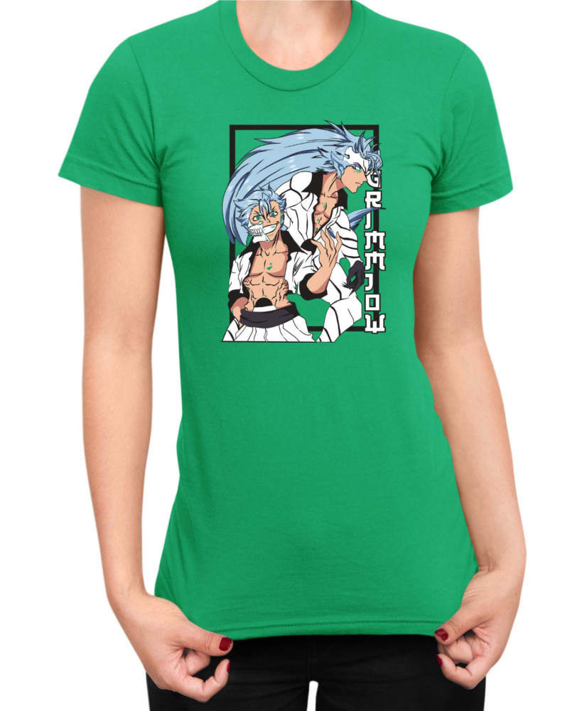 Дамска Тениска Manga Japan Anime Comics Animation Bleach Grimmjow Дамска Тениска Manga Japan Anime Comics Animation Bleach Grimmjow