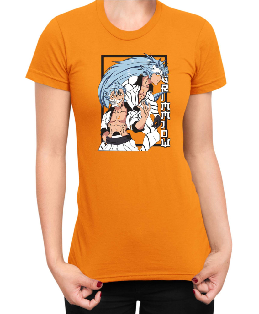 Дамска Тениска Manga Japan Anime Comics Animation Bleach Grimmjow Дамска Тениска Manga Japan Anime Comics Animation Bleach Grimmjow