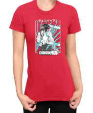 Дамска Тениска Manga Japan Anime Comics Animation Chainsaw Man Control Devil