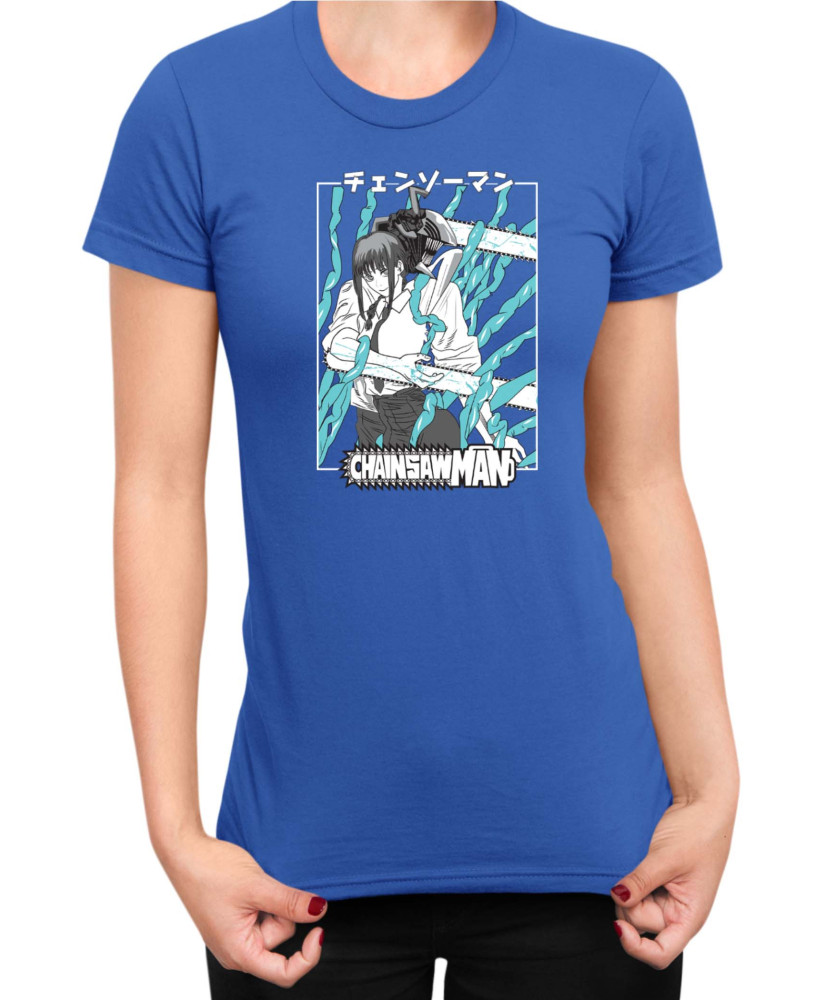 Дамска Тениска Manga Japan Anime Comics Animation Chainsaw Man Control Devil Дамска Тениска Manga Japan Anime Comics Animation Chainsaw Man Control Devil