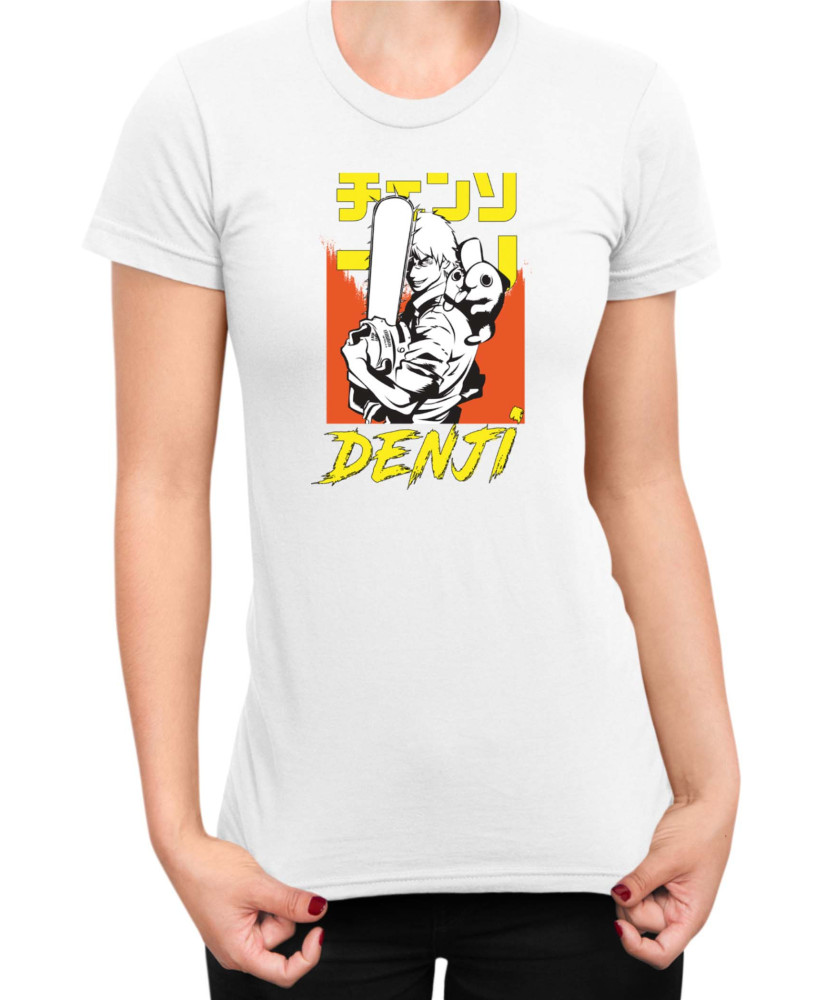 Дамска Тениска Manga Japan Anime Comics Animation Chainsaw Man Denji