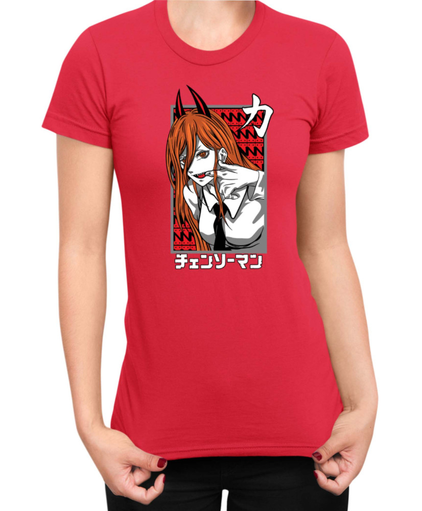 Дамска Тениска Manga Japan Anime Comics Animation Chainsaw Man Fiend Formpower