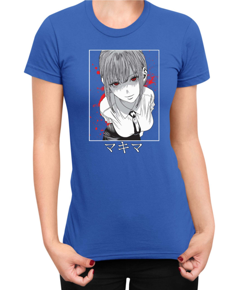 Дамска Тениска Manga Japan Anime Comics Animation Chainsaw Man Hunter Leader