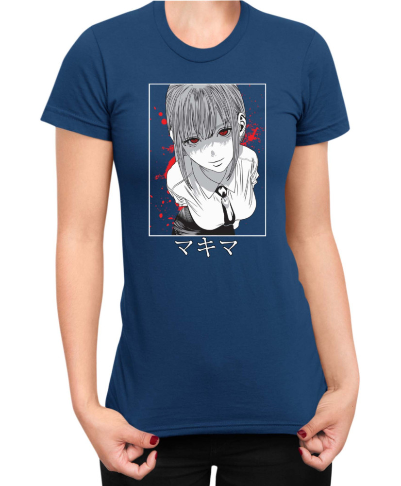 Дамска Тениска Manga Japan Anime Comics Animation Chainsaw Man Hunter Leader