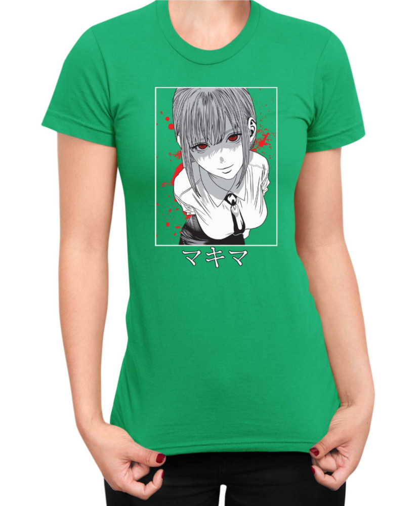 Дамска Тениска Manga Japan Anime Comics Animation Chainsaw Man Hunter Leader