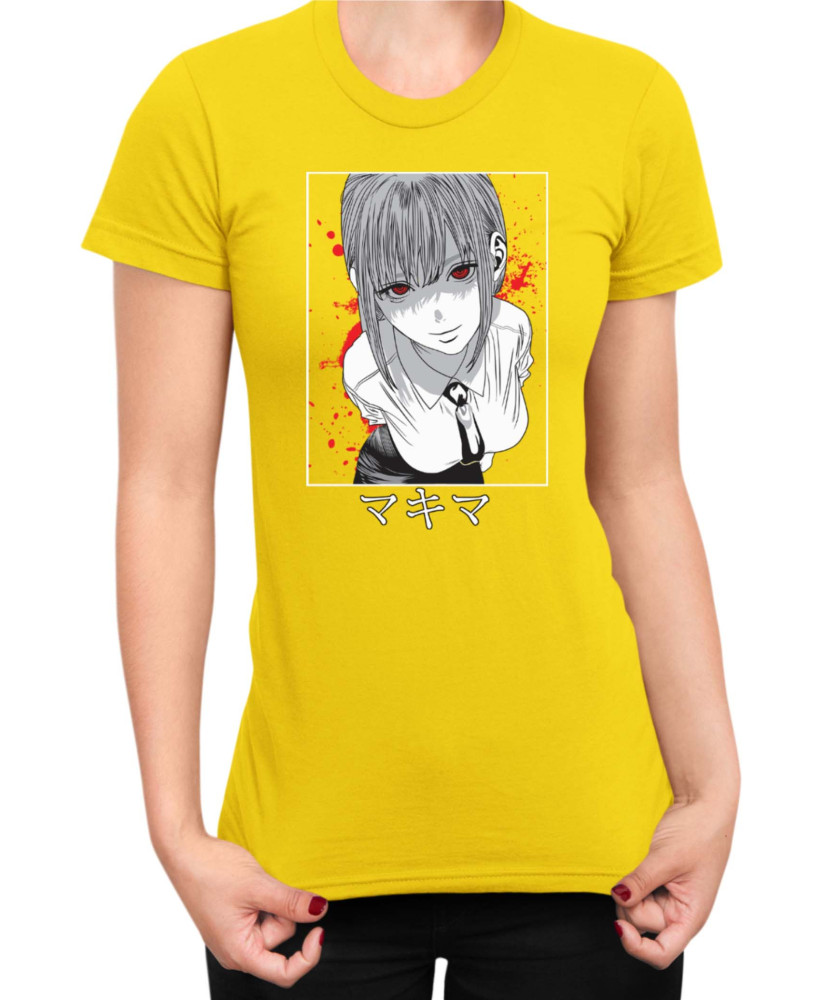 Дамска Тениска Manga Japan Anime Comics Animation Chainsaw Man Hunter Leader