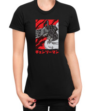 Дамска Тениска Manga Japan Anime Comics Animation Chainsaw Man Pochita Chainsaw