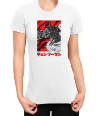 Дамска Тениска Manga Japan Anime Comics Animation Chainsaw Man Pochita Chainsaw