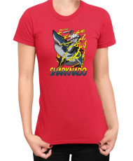 Дамска Тениска Manga Japan Anime Comics Animation Chainsaw Man Sharknado