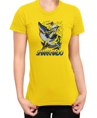 Дамска Тениска Manga Japan Anime Comics Animation Chainsaw Man Sharknado