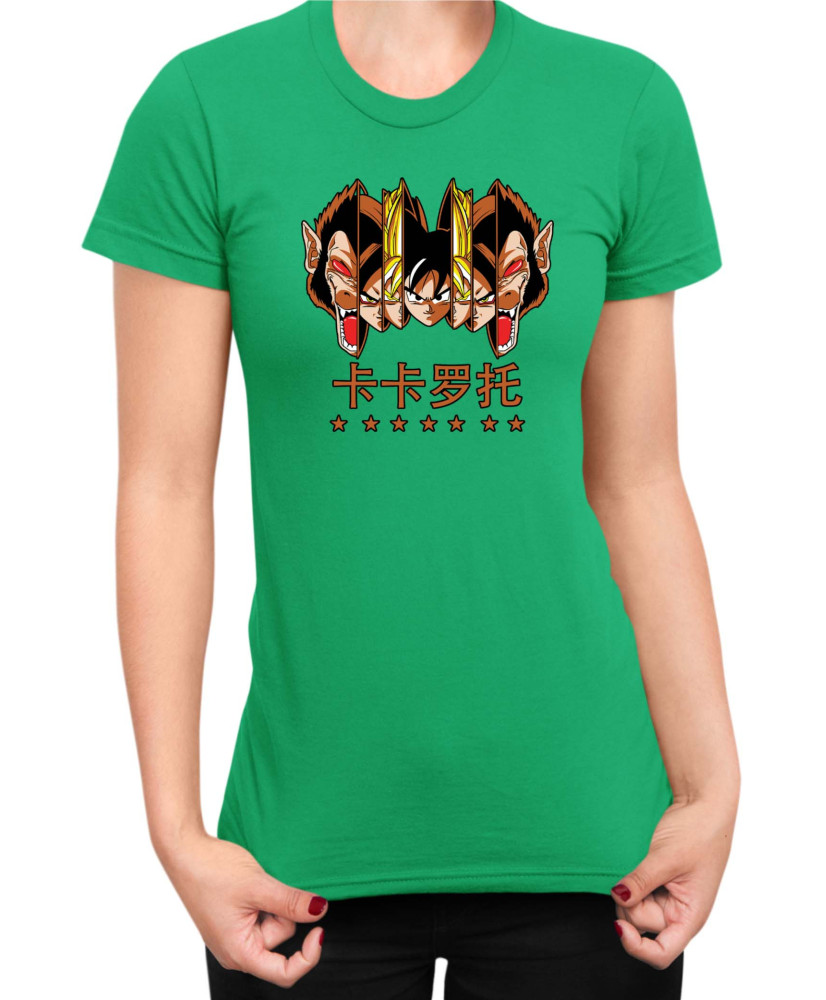 Дамска Тениска Manga Japan Anime Comics Animation Dbz Great Ape Transform