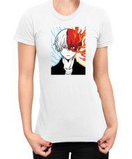 Дамска Тениска Manga Japan Anime Comics Animation My Hero Academia Shoto Todoroki V-24