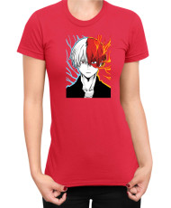 Дамска Тениска Manga Japan Anime Comics Animation My Hero Academia Shoto Todoroki V-24