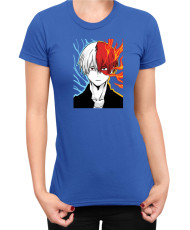Дамска Тениска Manga Japan Anime Comics Animation My Hero Academia Shoto Todoroki V-24
