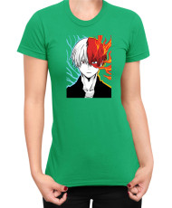Дамска Тениска Manga Japan Anime Comics Animation My Hero Academia Shoto Todoroki V-24