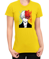 Дамска Тениска Manga Japan Anime Comics Animation My Hero Academia Shoto Todoroki V-24