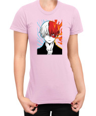Дамска Тениска Manga Japan Anime Comics Animation My Hero Academia Shoto Todoroki V-24