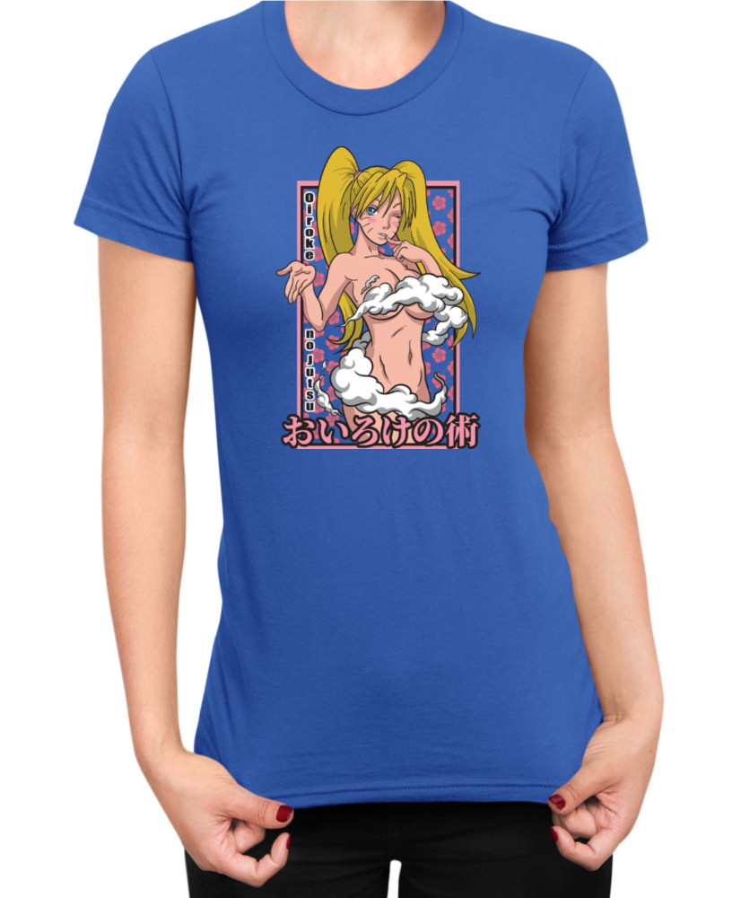 Дамска Тениска Manga Japan Anime Comics Animation Naruto Female Transform V-06 Дамска Тениска Manga Japan Anime Comics Animation Naruto Female Transform V-06