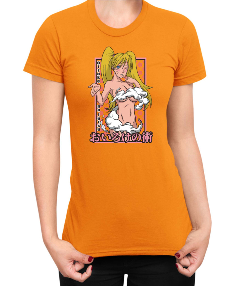 Дамска Тениска Manga Japan Anime Comics Animation Naruto Female Transform V-06 Дамска Тениска Manga Japan Anime Comics Animation Naruto Female Transform V-06