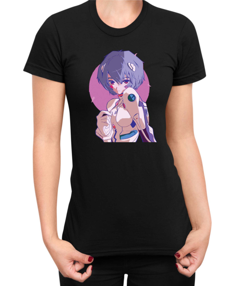 Дамска Тениска Manga Japan Anime Comics Animation Neon Genesis Evangelion Ayanami Plugsuit Дамска Тениска Manga Japan Anime Comics Animation Neon Genesis Evangelion Ayanami Plugsuit