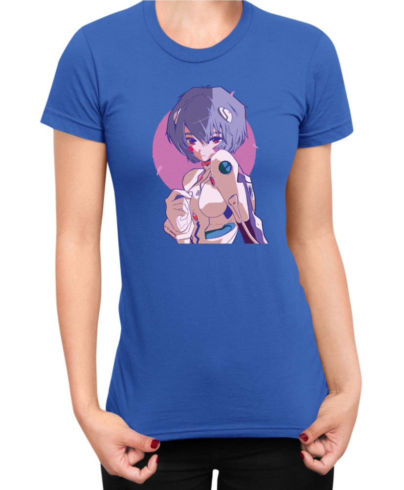 Дамска Тениска Manga Japan Anime Comics Animation Neon Genesis Evangelion Ayanami Plugsuit Дамска Тениска Manga Japan Anime Comics Animation Neon Genesis Evangelion Ayanami Plugsuit