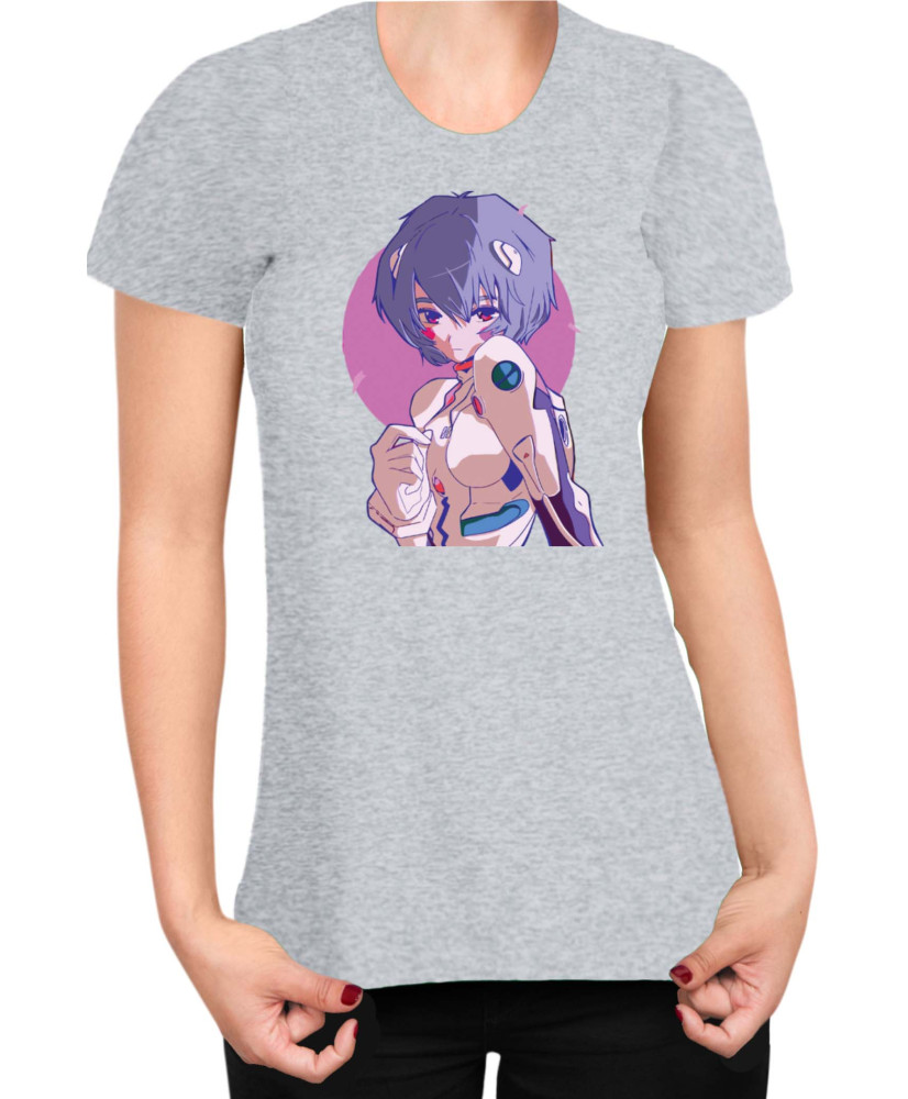 Дамска Тениска Manga Japan Anime Comics Animation Neon Genesis Evangelion Ayanami Plugsuit Дамска Тениска Manga Japan Anime Comics Animation Neon Genesis Evangelion Ayanami Plugsuit