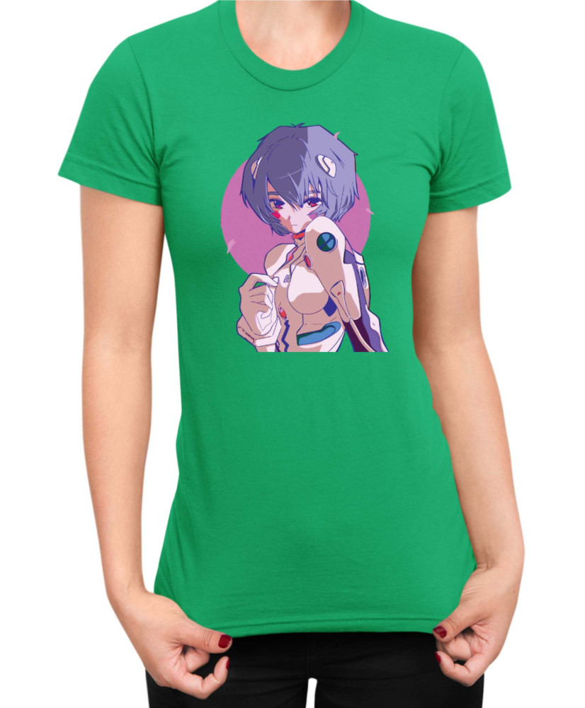 Дамска Тениска Manga Japan Anime Comics Animation Neon Genesis Evangelion Ayanami Plugsuit