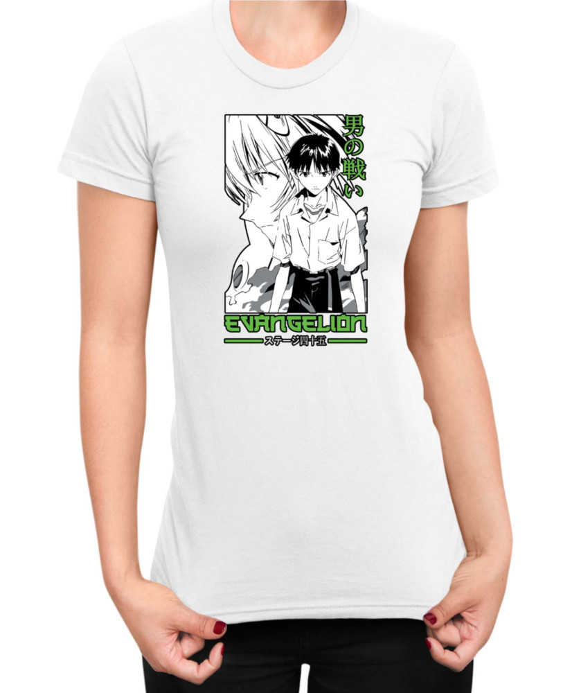 Дамска Тениска Manga Japan Anime Comics Animation Neon Genesis Evangelion Ikari V-49