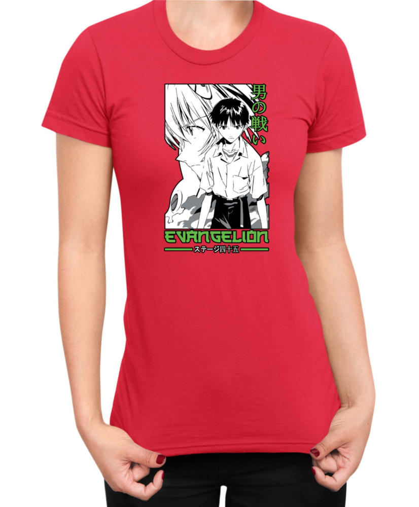 Дамска Тениска Manga Japan Anime Comics Animation Neon Genesis Evangelion Ikari V-49