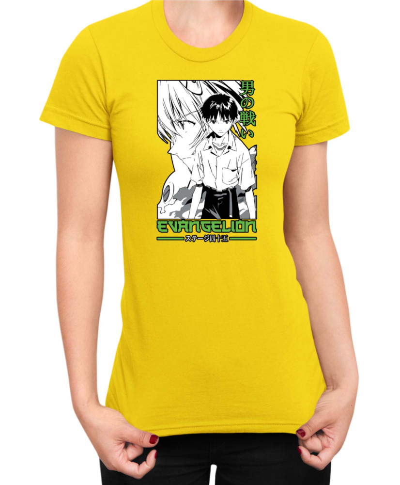 Дамска Тениска Manga Japan Anime Comics Animation Neon Genesis Evangelion Ikari V-49