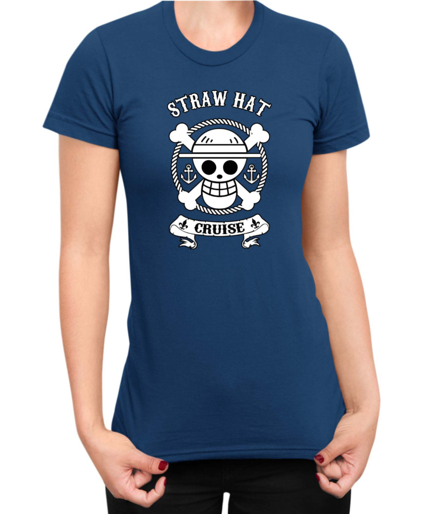Дамска Тениска Manga Japan Anime Comics Animation One Piece Roger Flag V-19 Дамска Тениска Manga Japan Anime Comics Animation One Piece Roger Flag V-19
