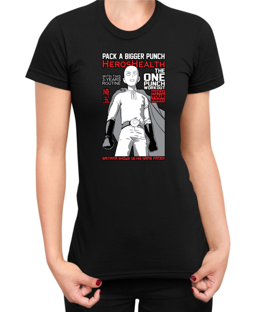 Дамска Тениска Manga Japan Anime Comics Animation One Punch Man Caped Baldy V-48