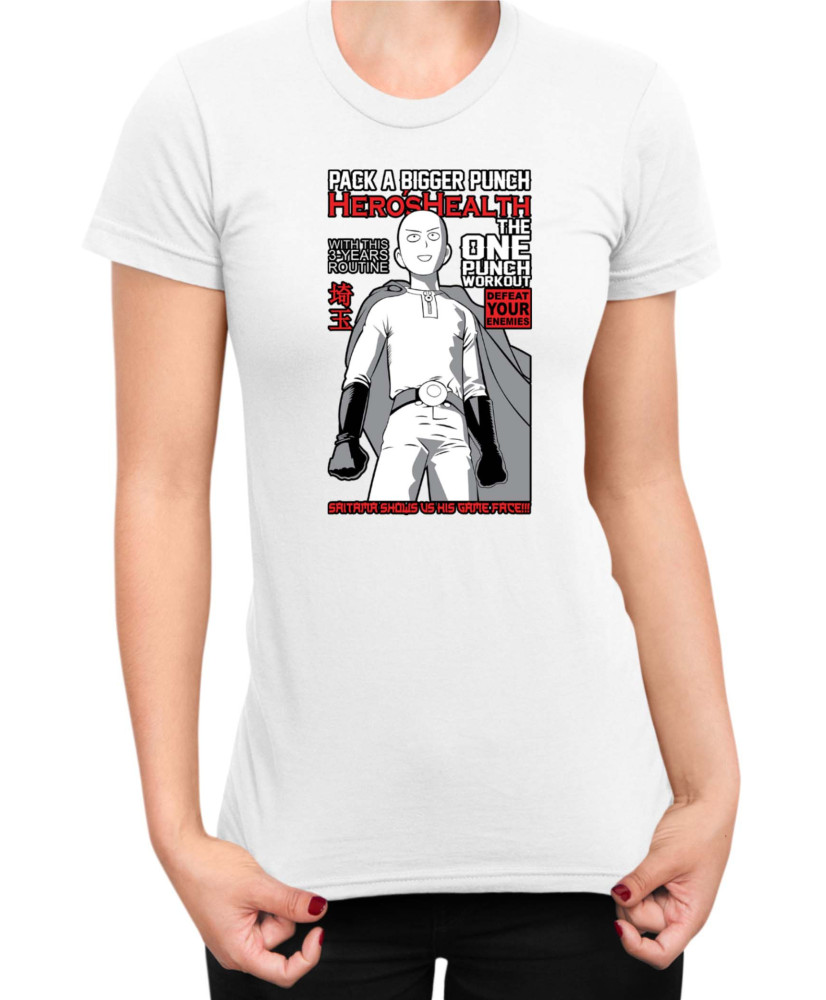 Дамска Тениска Manga Japan Anime Comics Animation One Punch Man Caped Baldy V-48