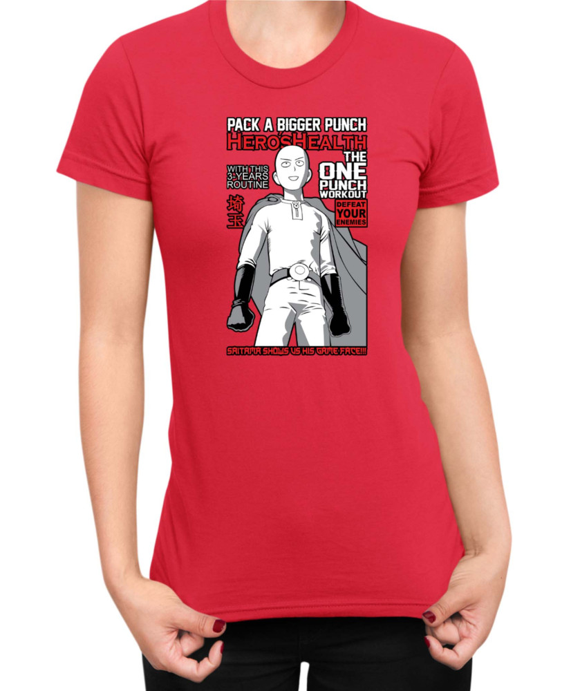 Дамска Тениска Manga Japan Anime Comics Animation One Punch Man Caped Baldy V-48