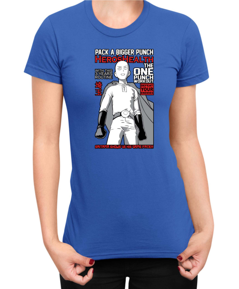 Дамска Тениска Manga Japan Anime Comics Animation One Punch Man Caped Baldy V-48