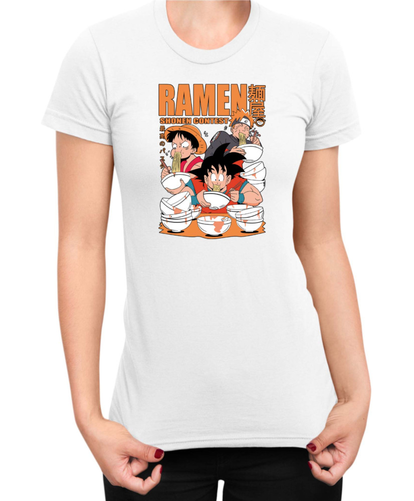 Дамска Тениска Manga Japan Anime Comics Animation Ramen Shonen Contest
