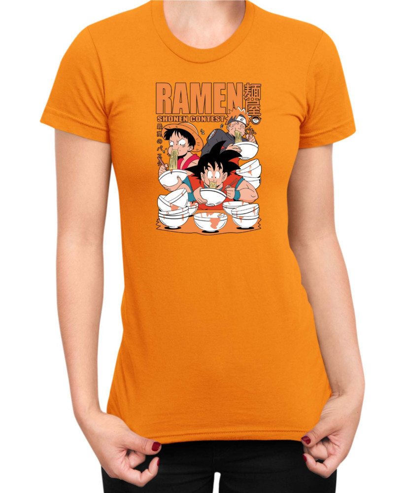 Дамска Тениска Manga Japan Anime Comics Animation Ramen Shonen Contest
