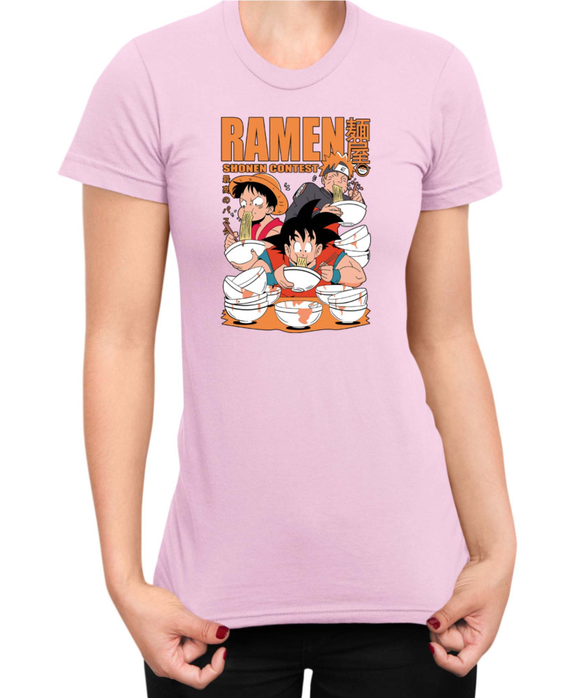 Дамска Тениска Manga Japan Anime Comics Animation Ramen Shonen Contest