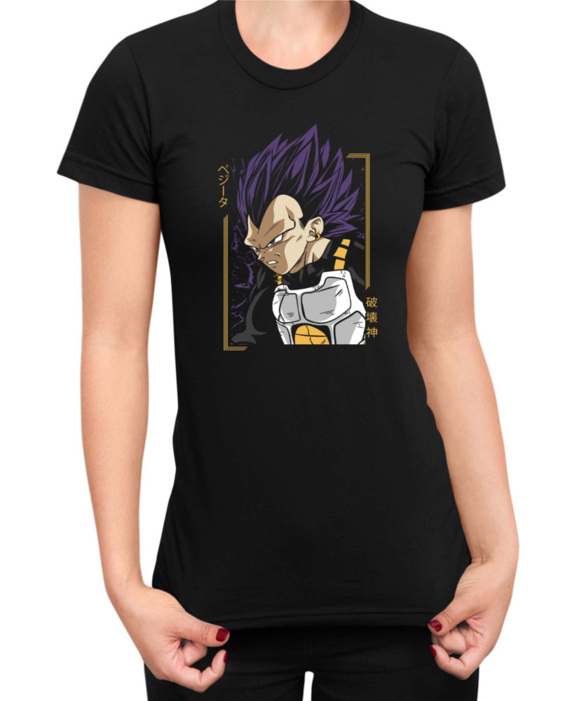 Дамска Тениска Manga Japan Anime Comics Animation Dbz Battle Armor Vegeta V-47