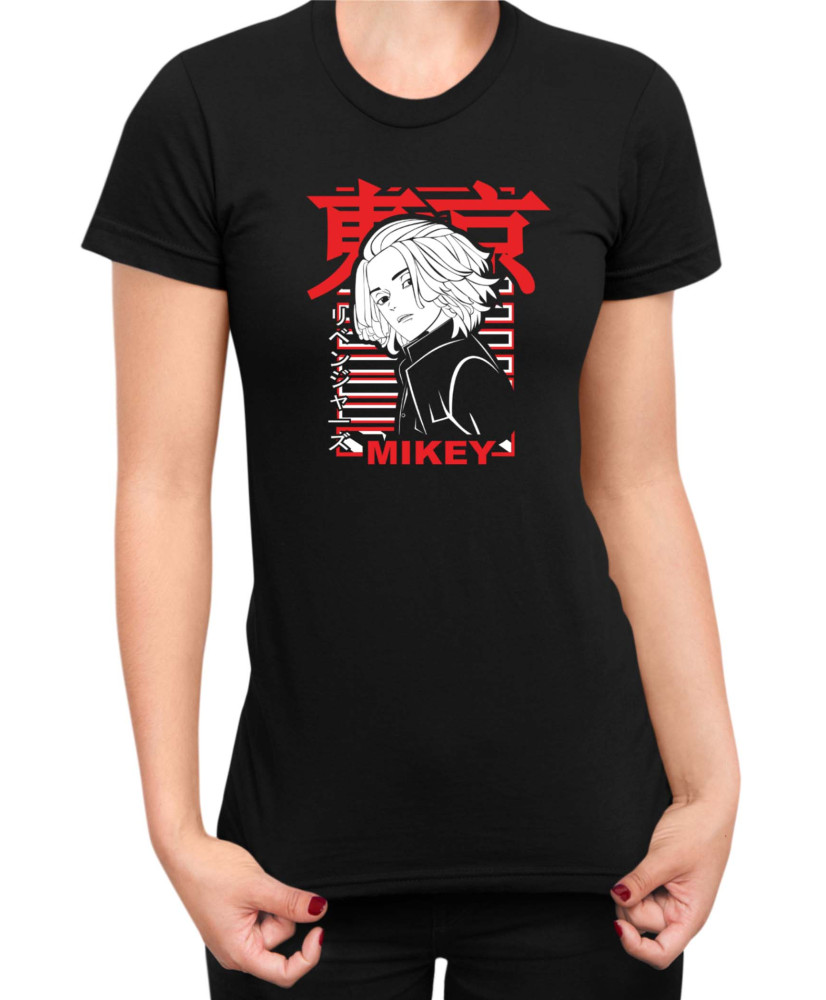 Дамска Тениска Manga Japan Anime Comics Animation Tokyo Revengers Manjiro V-01 Дамска Тениска Manga Japan Anime Comics Animation Tokyo Revengers Manjiro V-01