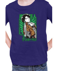 Детска Тениска Manga Japan Anime Comics Animation Attack On Titan Captain Levi