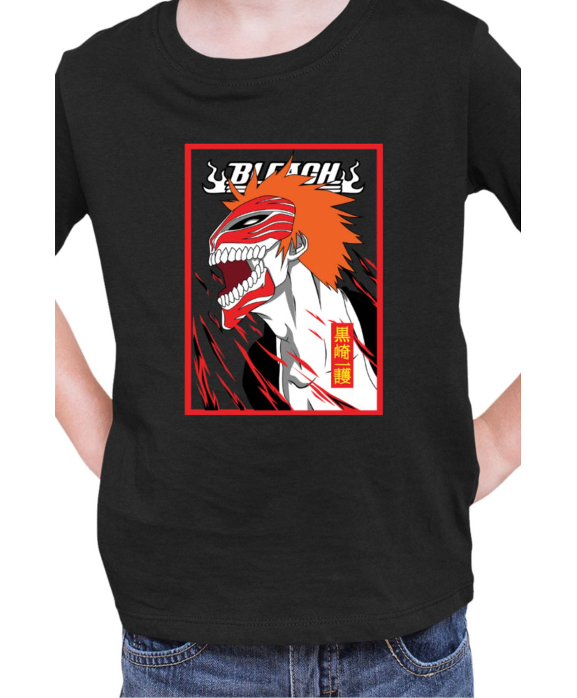 Детска Тениска Manga Japan Anime Comics Animation Bleach Kurosaki Beast