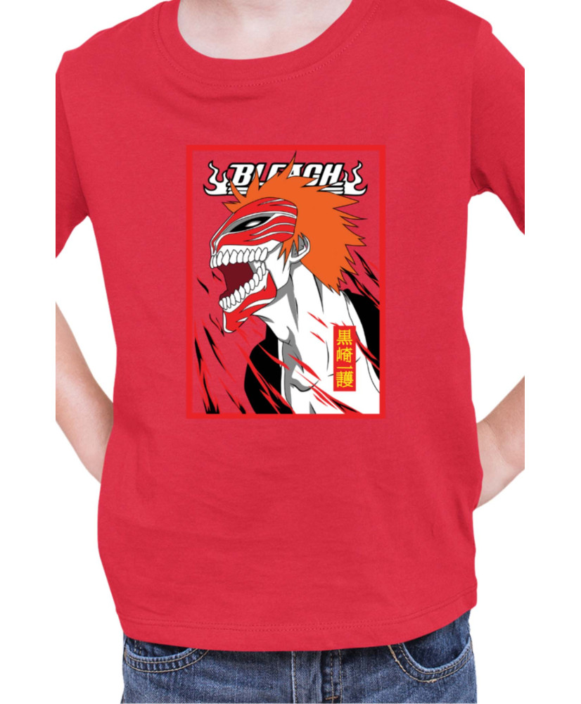 Детска Тениска Manga Japan Anime Comics Animation Bleach Kurosaki Beast