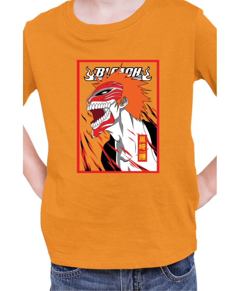 Детска Тениска Manga Japan Anime Comics Animation Bleach Kurosaki Beast