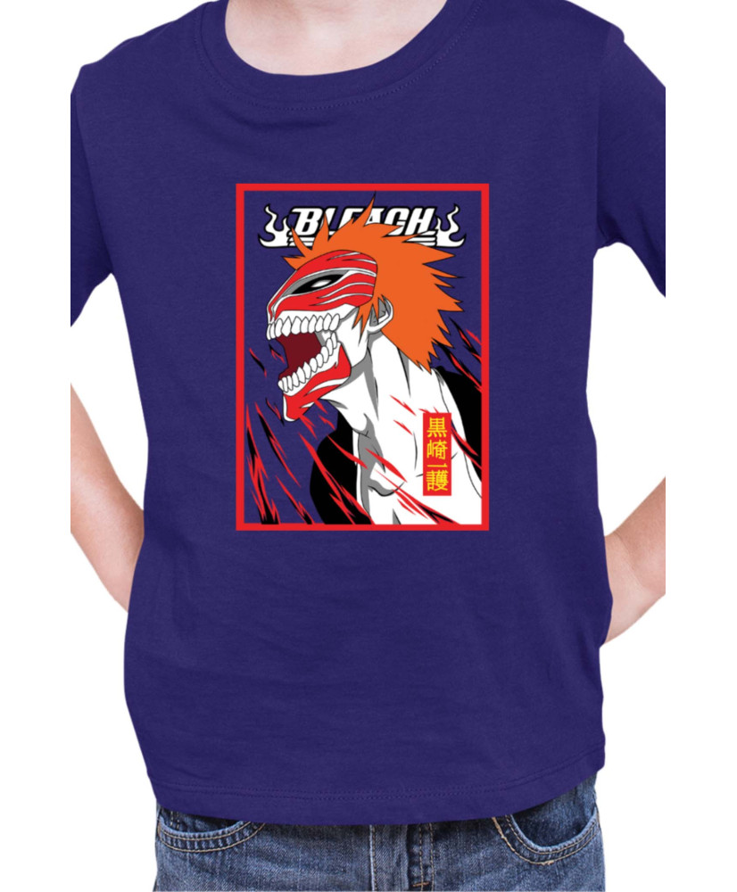 Детска Тениска Manga Japan Anime Comics Animation Bleach Kurosaki Beast