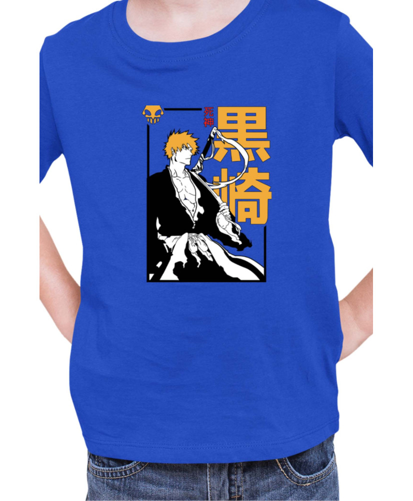 Детска Тениска Manga Japan Anime Comics Animation Bleach Shinigami Детска Тениска Manga Japan Anime Comics Animation Bleach Shinigami