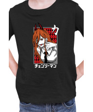 Детска Тениска Manga Japan Anime Comics Animation Chainsaw Man Fiend Formpower